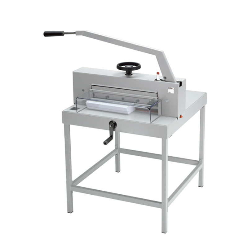 Small Electric Wheel Paper Pressing Manual Pushing Paper Cutter