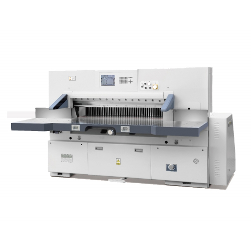 HL-QZYK1370/1700DL Pantalla LCD de 8 pulgadas Máquina cortadora de papel hidráulica con control de programa