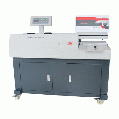 HL-60M A3/A4 Size Hot Melt Glue Binding Machine with side glue