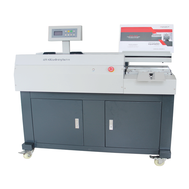 HL-60M A3/A4 Size Hot Melt Glue Binding Machine with side glue