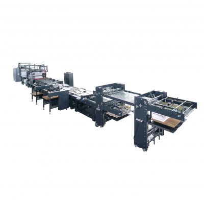 HL-1120BG-2F High Speed Two cover feeder Web Flexo Printing Wire Stitching Automatic Exercise book Making Machine